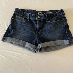 Denim shorts